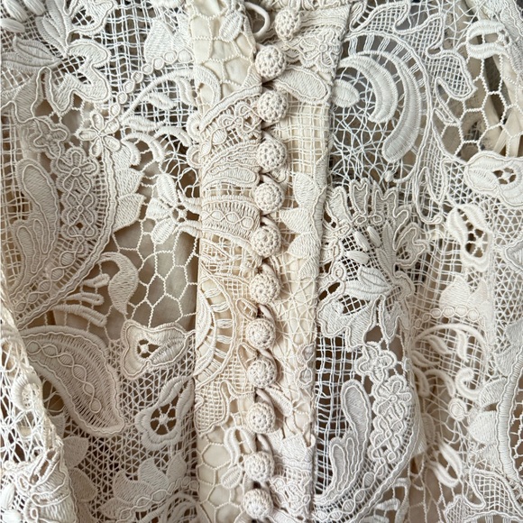 Zimmermann Waverley Lace Mini Dress US size 10-12 - Picture 3 of 10